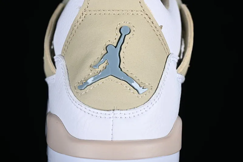 All categories Air Jordan Jordan series basketball shoes Air Jordan 4 Air Jordan 4 Retro "Linen" AJ4 Joe 4 sand color basketball shoes 487724-118
